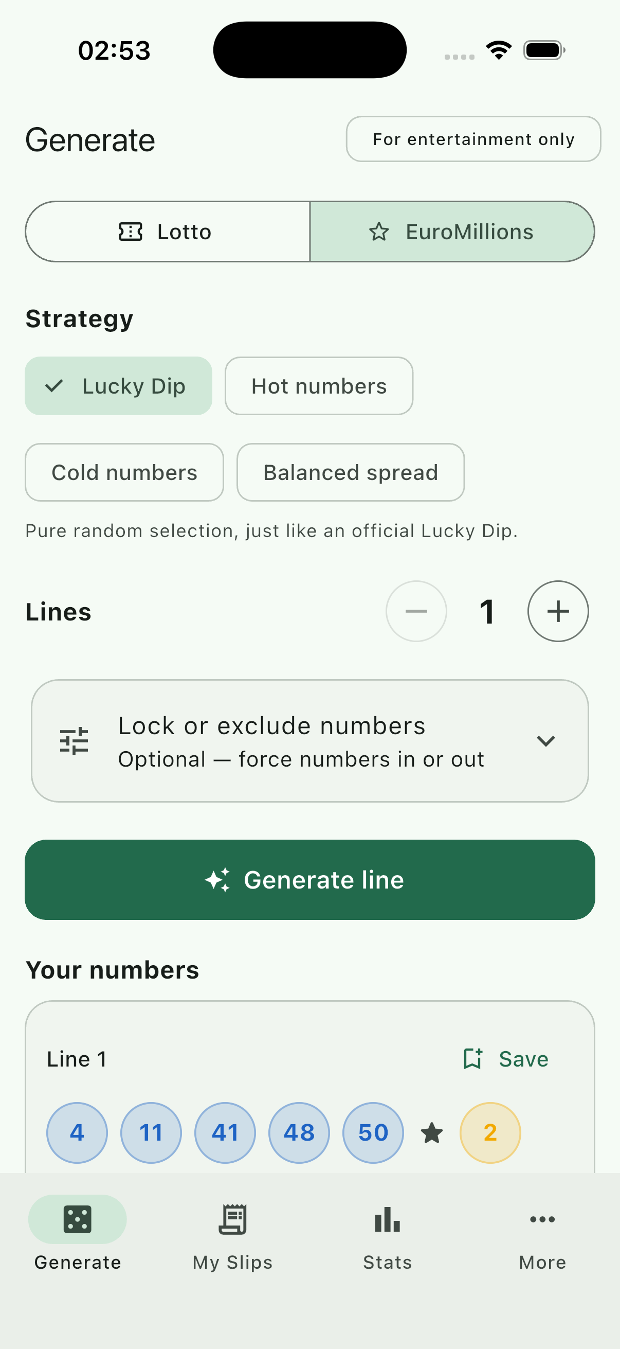 App screenshot